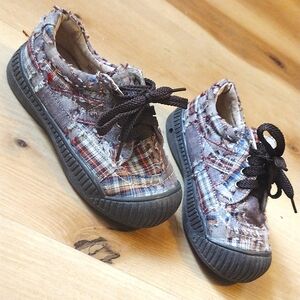 Itsy bitsy patchwork boys toddler shoes